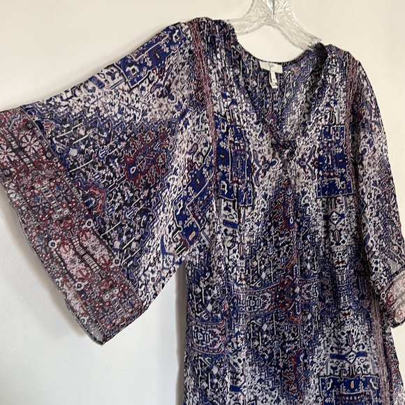 NWOT Joie Printed Silk Mini Dress - Picture 3 of 8